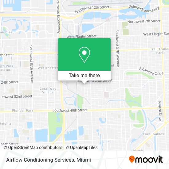 Airflow Conditioning Services map