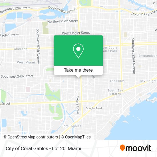 City of Coral Gables - Lot 20 map
