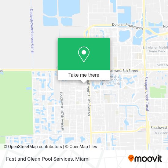 Fast and Clean Pool Services map