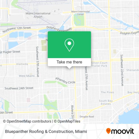 Mapa de Bluepanther Roofing & Construction