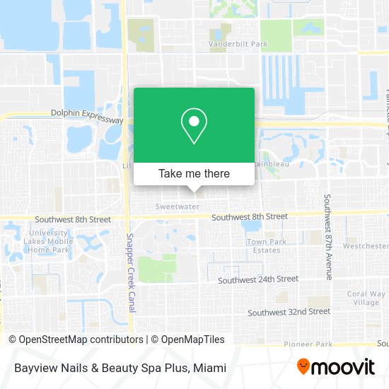 Bayview Nails & Beauty Spa Plus map