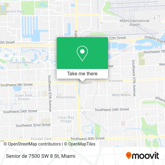 Mapa de Senior de 7500 SW 8 St