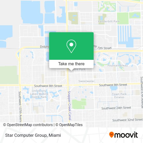 Mapa de Star Computer Group