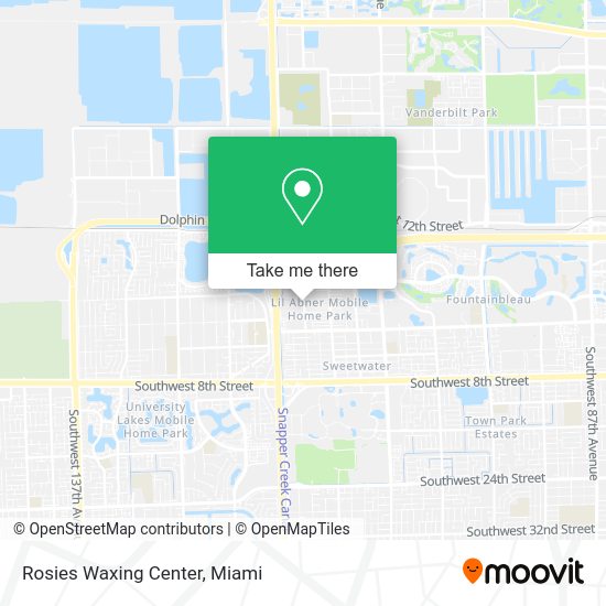 Rosies Waxing Center map