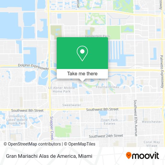 Mapa de Gran Mariachi Alas de America