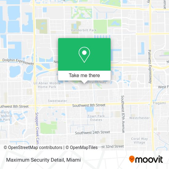 Maximum Security Detail map