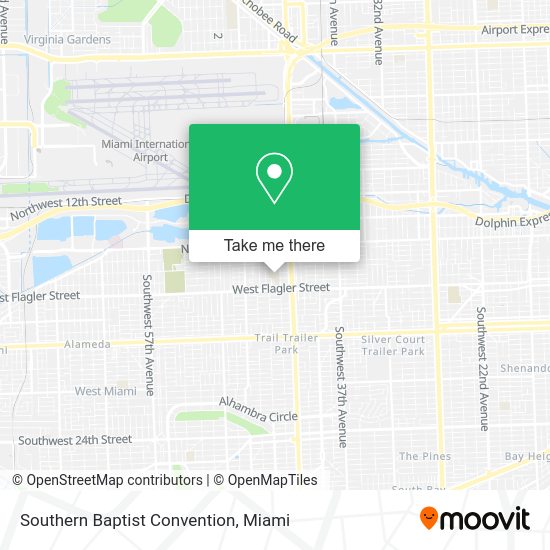 Southern Baptist Convention map