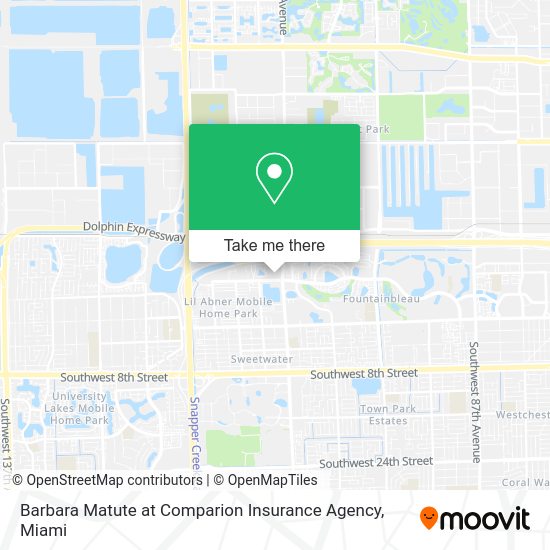 Barbara Matute at Comparion Insurance Agency map