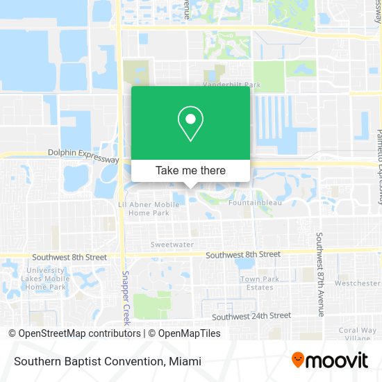 Southern Baptist Convention map