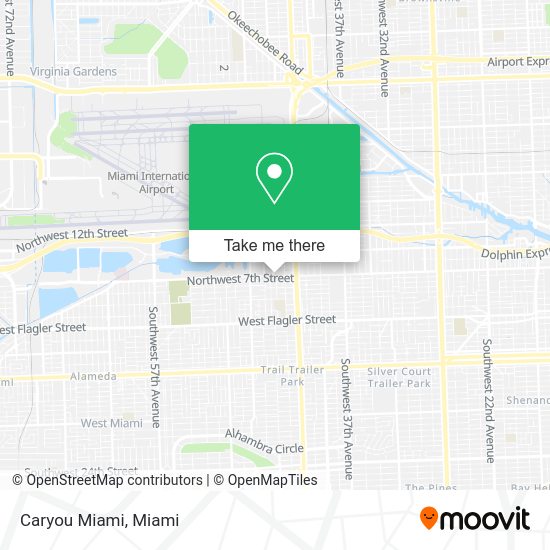 Caryou Miami map