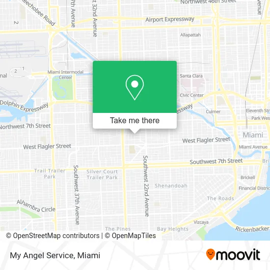 Mapa de My Angel Service