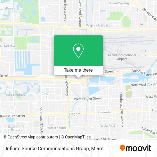 Infinite Source Communications Group map