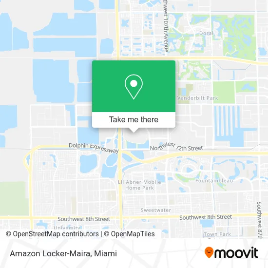 Amazon Locker-Maira map