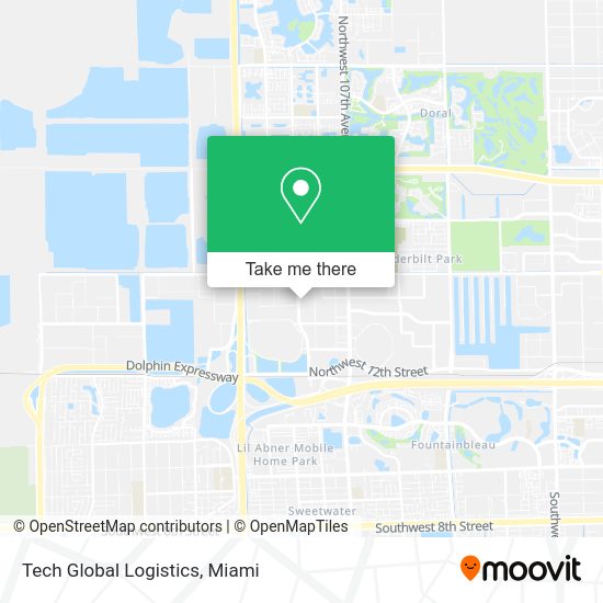 Mapa de Tech Global Logistics