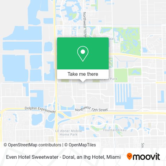 Mapa de Even Hotel Sweetwater - Doral, an Ihg Hotel