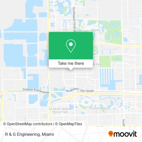 R & G Engineering map