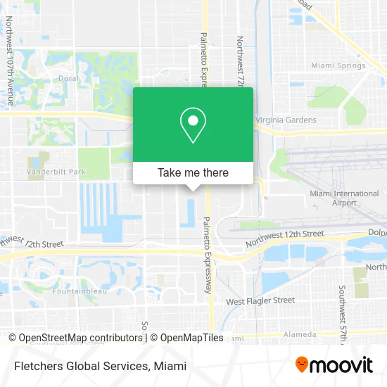 Fletchers Global Services map