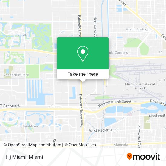 Mapa de Hj Miami