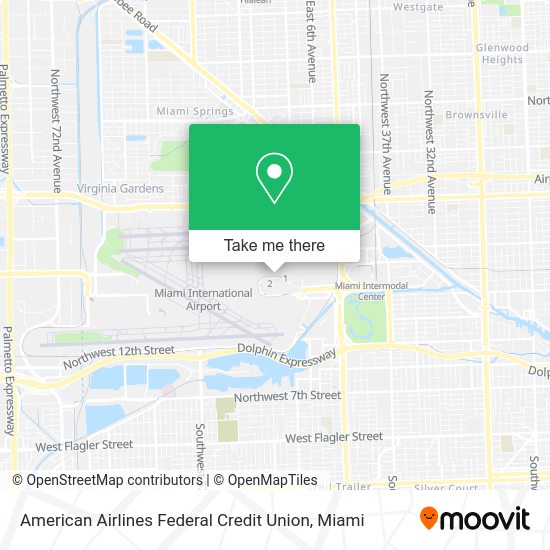 Mapa de American Airlines Federal Credit Union