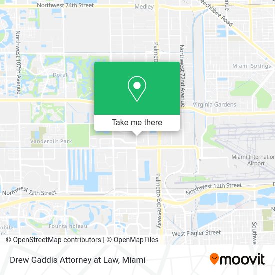 Mapa de Drew Gaddis Attorney at Law