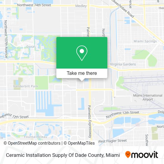 Ceramic Installation Supply Of Dade County map
