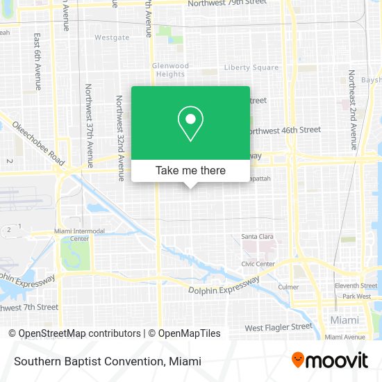 Southern Baptist Convention map