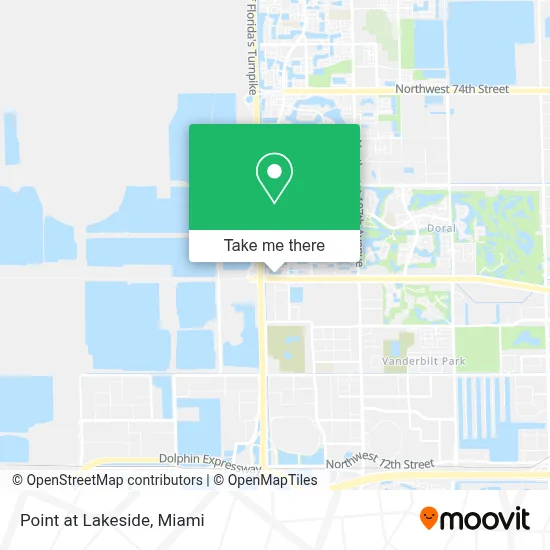 Point at Lakeside map