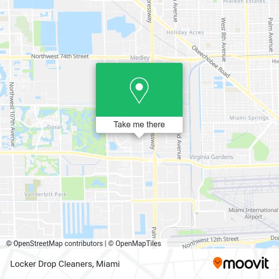 Locker Drop Cleaners map