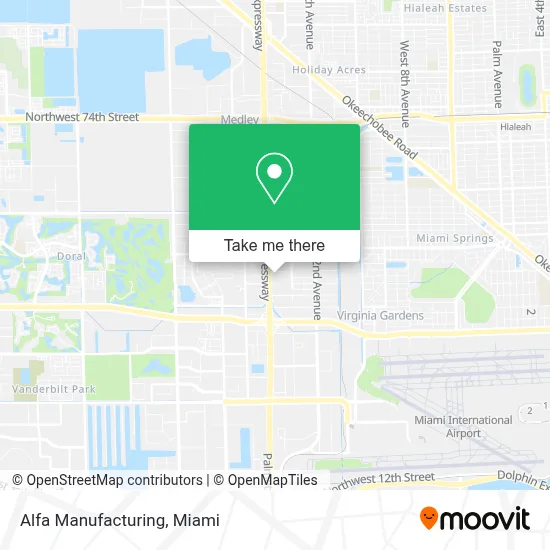 Alfa Manufacturing map