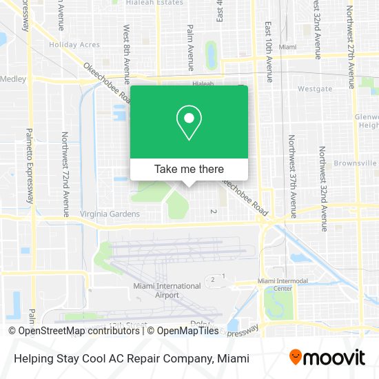 Helping Stay Cool AC Repair Company map