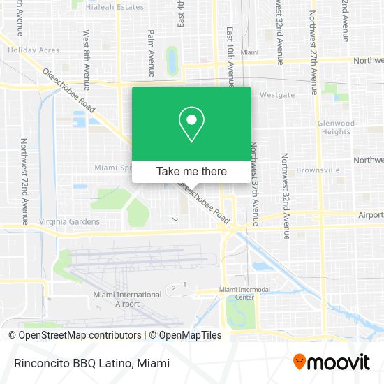 Mapa de Rinconcito BBQ Latino