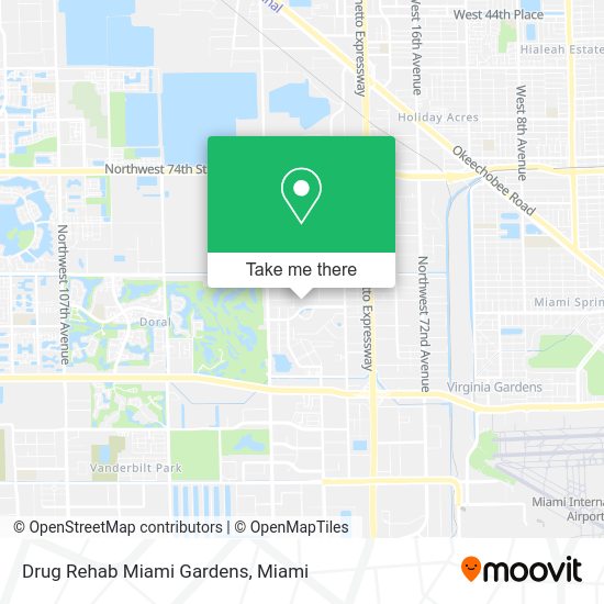 Drug Rehab Miami Gardens map