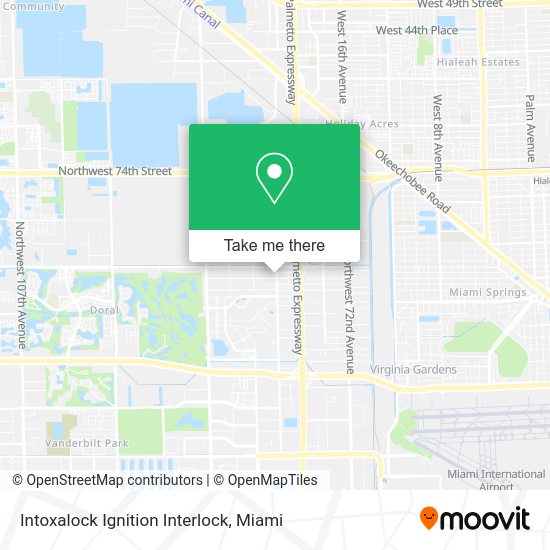 Mapa de Intoxalock Ignition Interlock
