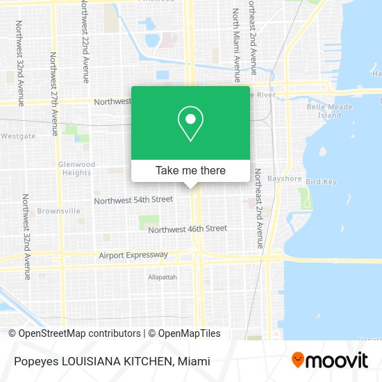 Popeyes LOUISIANA KITCHEN map