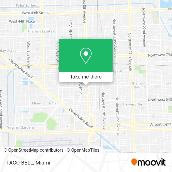 TACO BELL map
