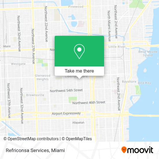 Refriconsa Services map