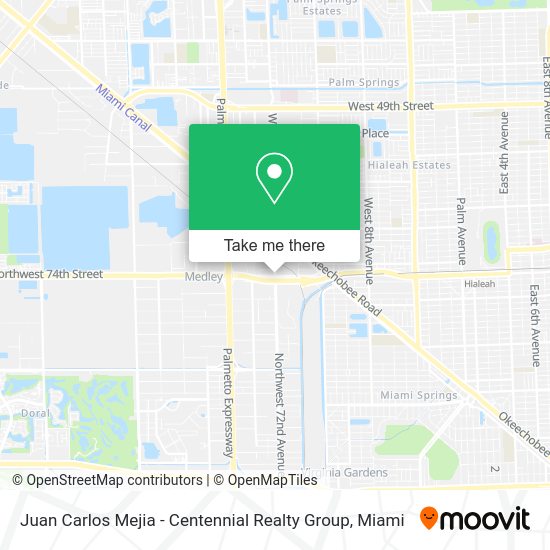 Juan Carlos Mejia - Centennial Realty Group map