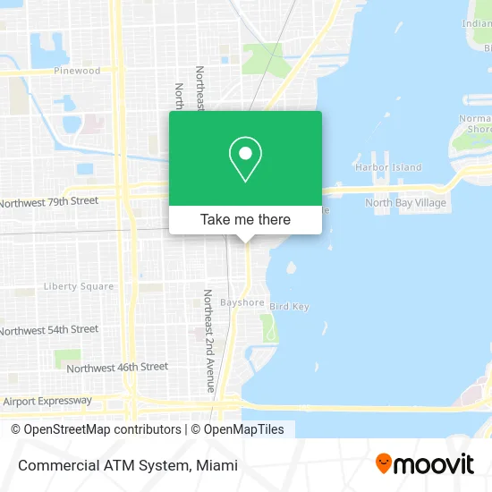 Commercial ATM System map