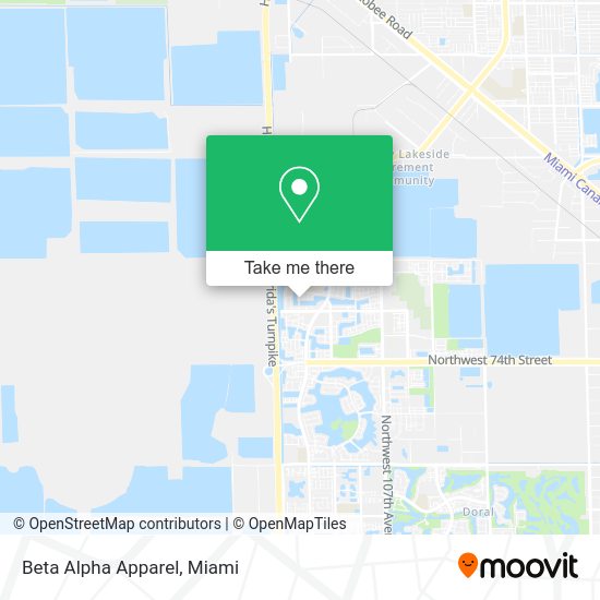 Beta Alpha Apparel map