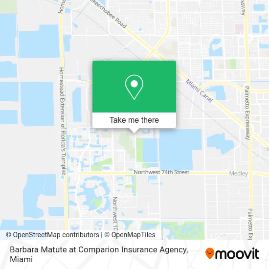 Barbara Matute at Comparion Insurance Agency map