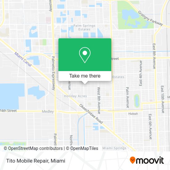 Mapa de Tito Mobile Repair