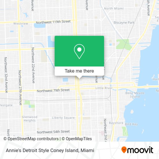 Annie's Detroit Style Coney Island map