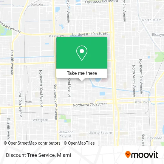 Discount Tree Service map