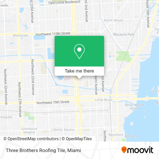 Three Brothers Roofing Tile map