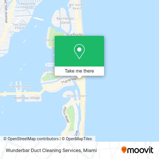 Mapa de Wunderbar Duct Cleaning Services