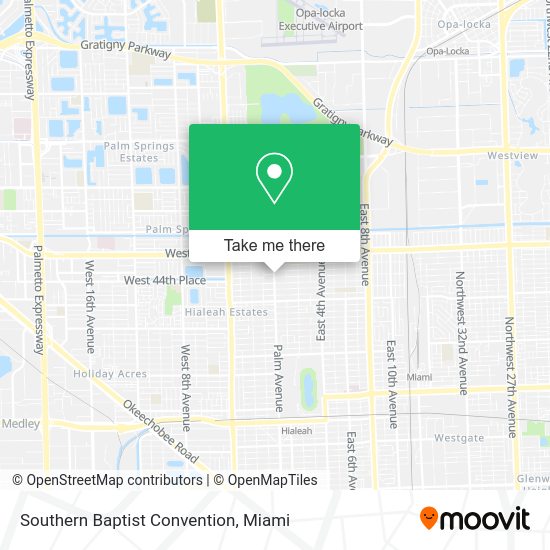Southern Baptist Convention map