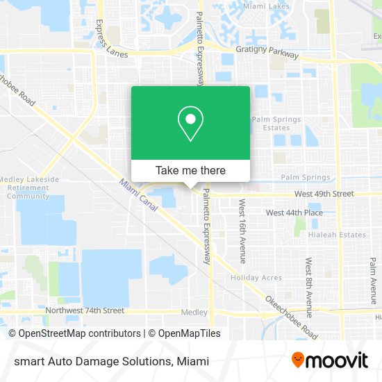 smart Auto Damage Solutions map