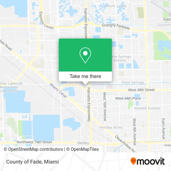 County of Fade map