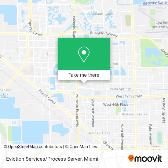 Eviction Services / Process Server map