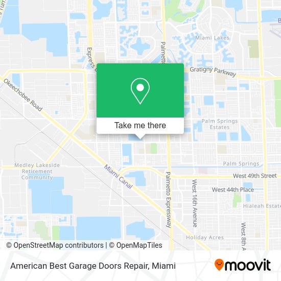 Mapa de American Best Garage Doors Repair